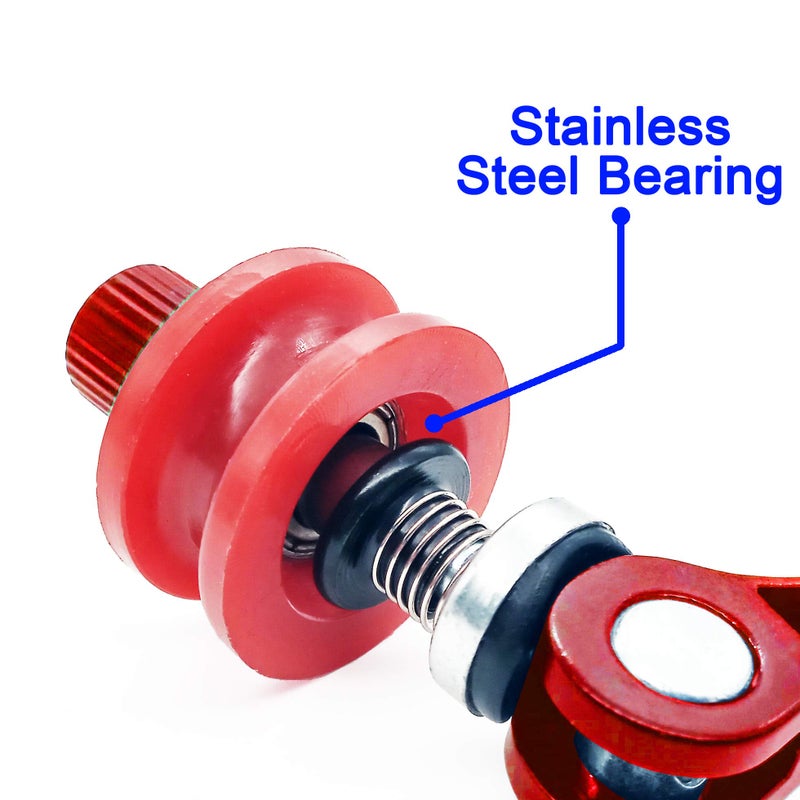 SABLUE Bicycle Bike Chain Keeper Holder Dummy Sleeping Hub Tool (02 Red) - Image 2